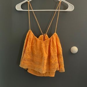 Free people home again cropped cami NWT